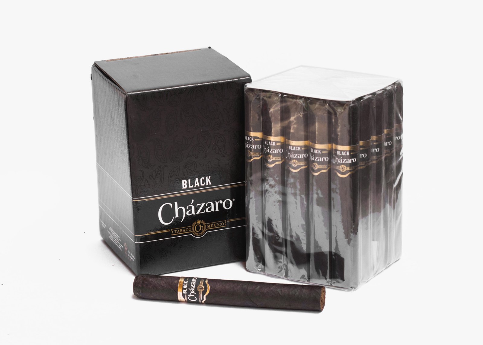 Black Cházaro cellophane bundle with carton