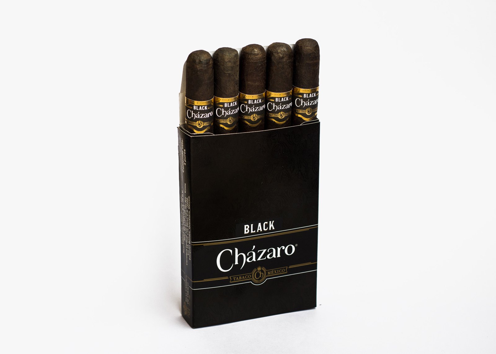 Black Cházaro pack of five cigars